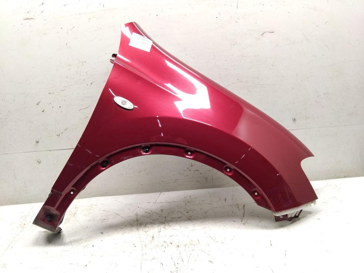 Nissan Qashqai J10 Facelift original Kotfl&uuml;gel vorn rechts Bj.2011 weinrotmetallic NAJ