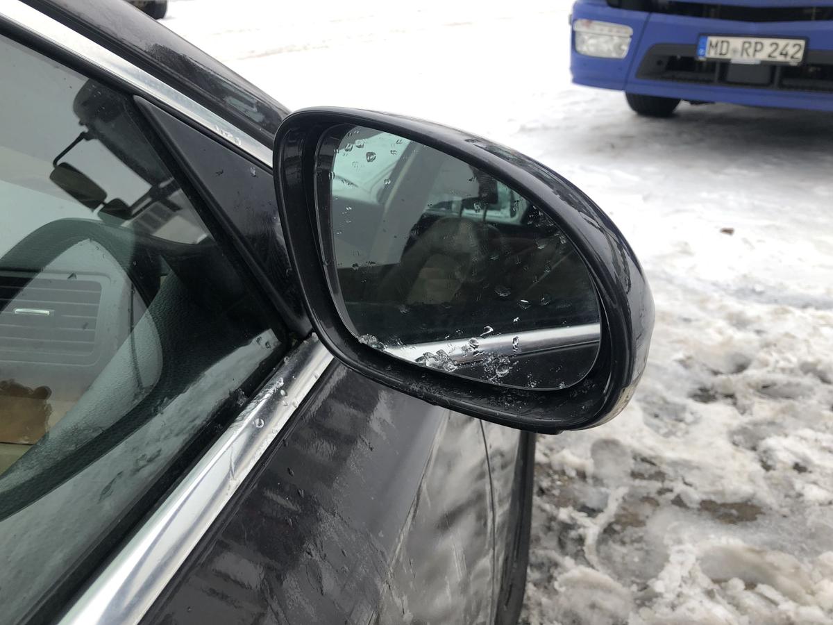 VW Passat 3C Au&szlig;enspiegel rechts elektrisch R&uuml;ckspiegel anklapp LC8Z Moccabrown