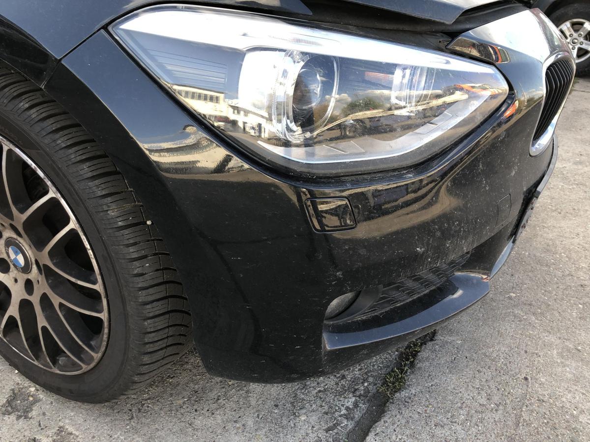 BMW 1er F20 Stoßfänger vorn Frontstoßstange Nebel SWRA 475 Blacksaphire Metallic