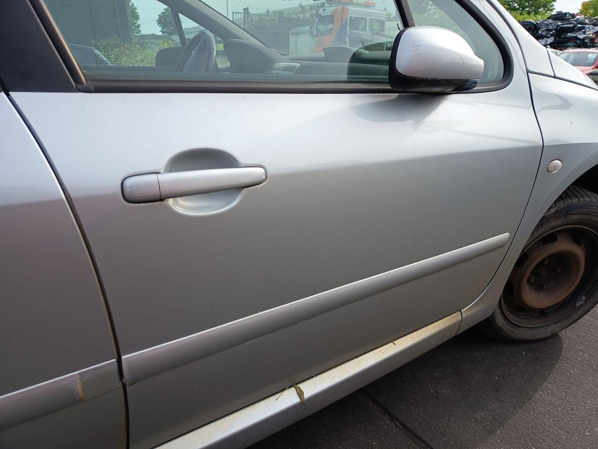 Peugeot 307SW original T&uuml;r vorne rechts EZR Aluminiumgrau Baujahr 2004