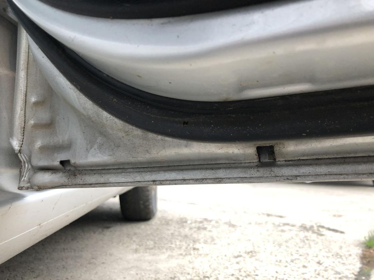 Hyundai i10 PA Tür hinten rechts Fondtür Rohbau HD Sleek Silver Metallic