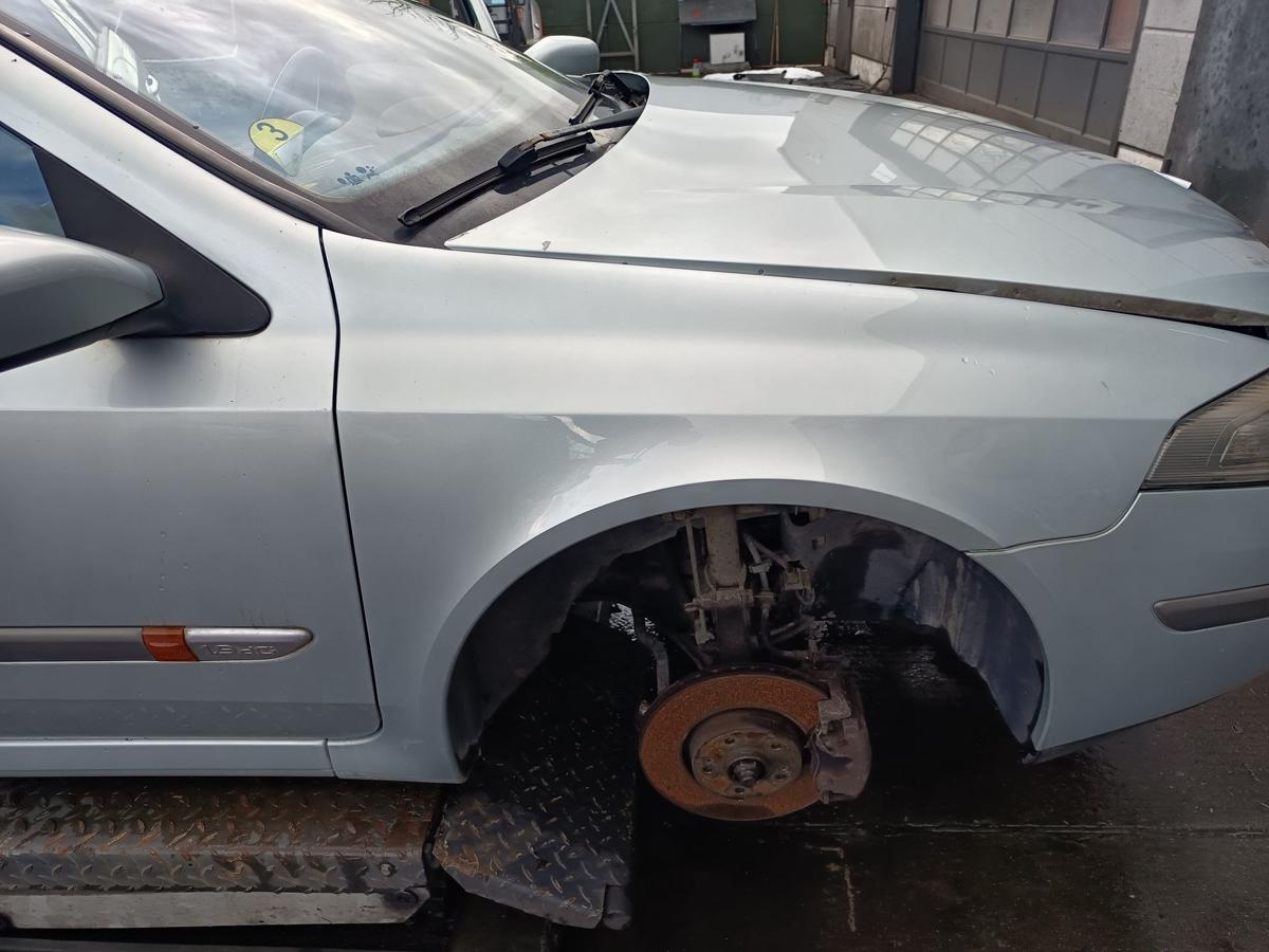 Renault Laguna II original Kotfl&uuml;gel rechts Seitenteil B64 Granitsilber Bj 2001