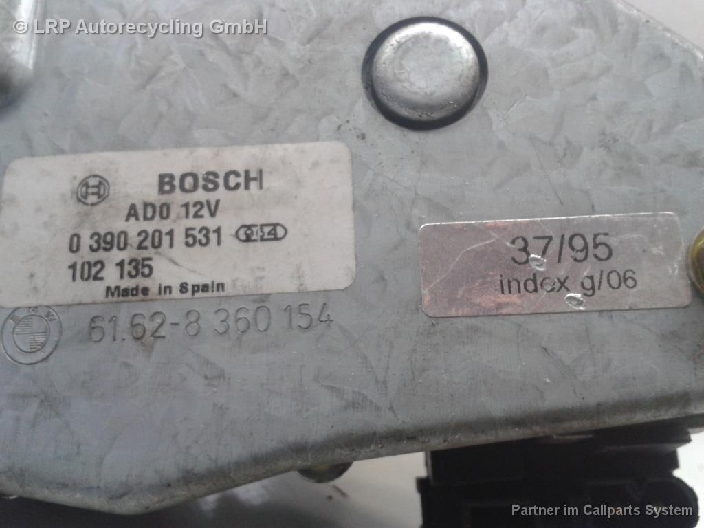 BMW 3-Er E36/3 BJ.1995 Heckwischermotor 61628360154 BOSCH 0390201531