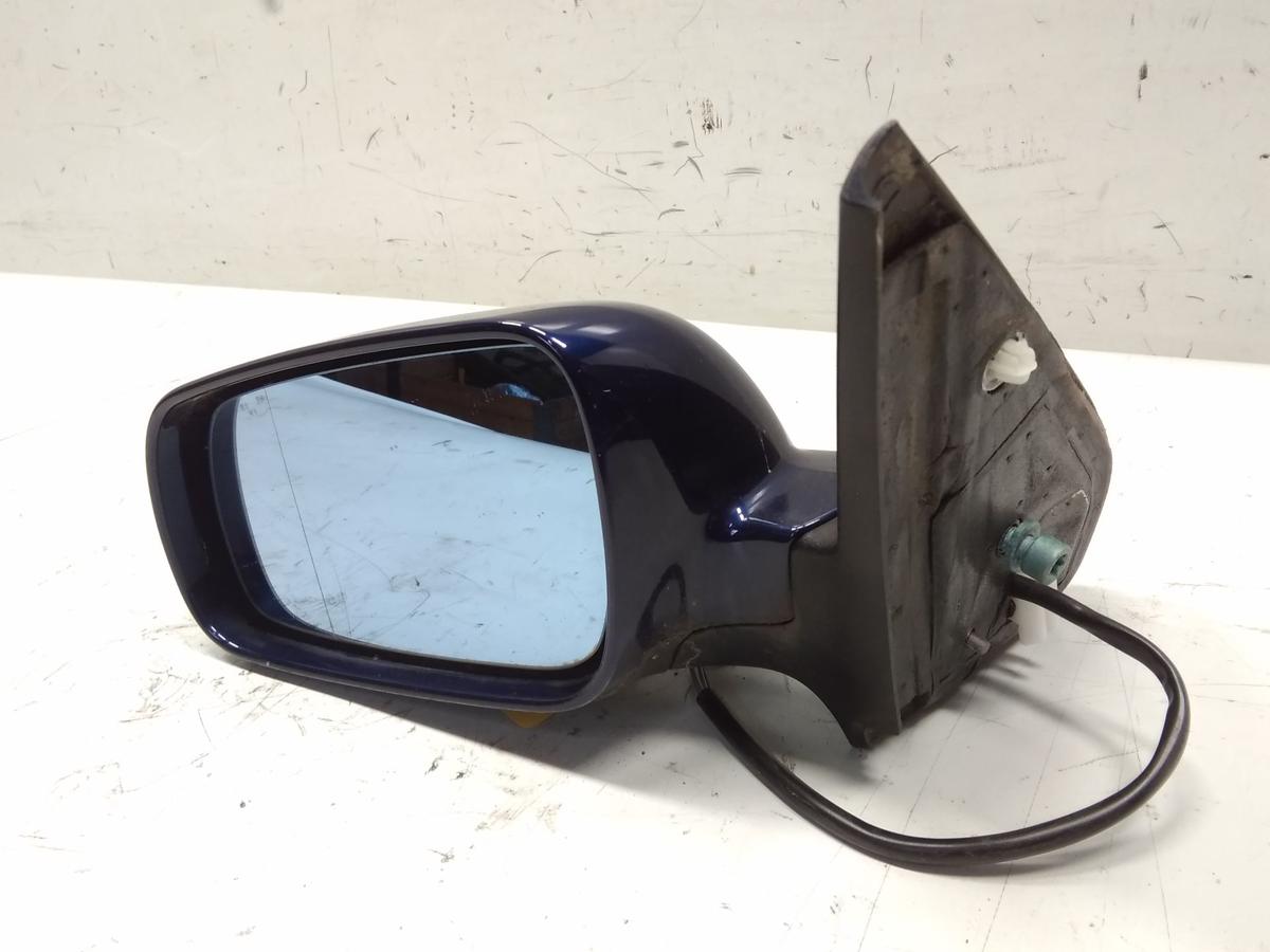 VW Bora original Außenspiegel links elektrisch&beheizt BJ2001 LB5N indigoblau