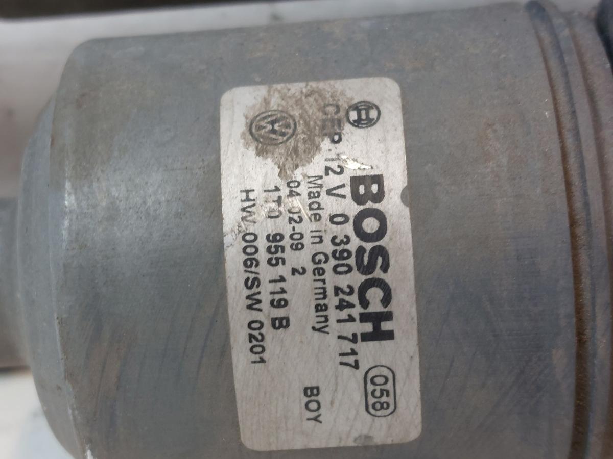 VW Touran 1T 1T1 Wischermotor Wischergest&auml;nge vorn links OEM Bosch
