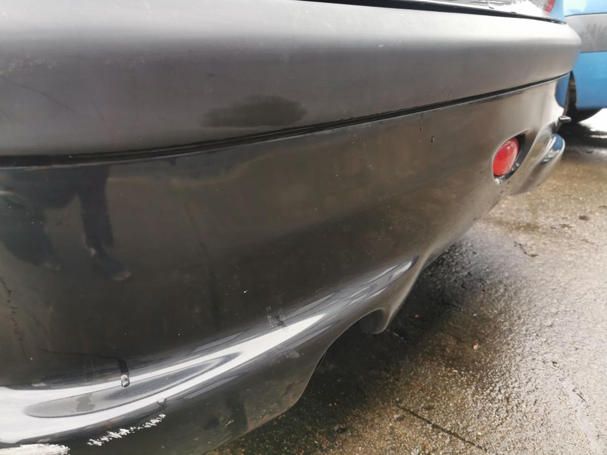 Peugeot 206 CC Stossf&auml;nger Stossstange Bumper hinten EXY Onyxschwarz KRATZER