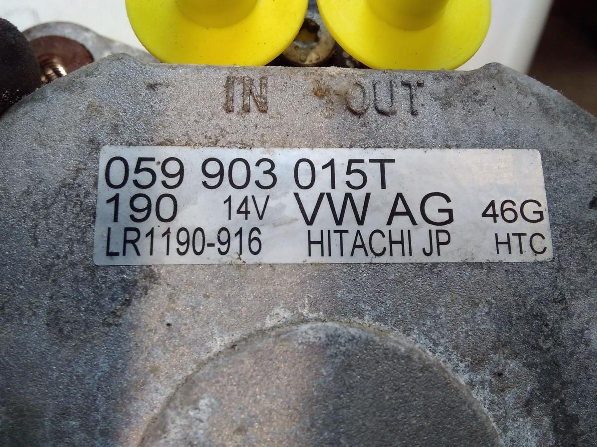 VW Phaeton GP4 original Lichtmaschine Generator 3.0TDI 180kw Bj.2015