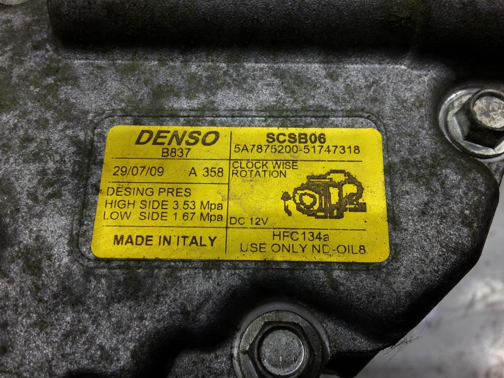 Ford Ka BJ 2009 Klimakompressor 1.2 51KW 51747318 5A7875200 Denso