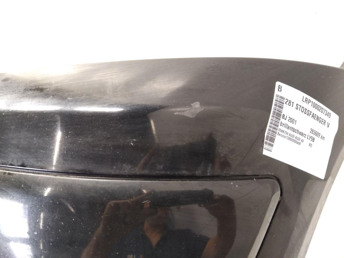 Audi A2 8Z original Sto&szlig;f&auml;nger Sto&szlig;stange vorn brillantschwarz LY9B Bj.2001