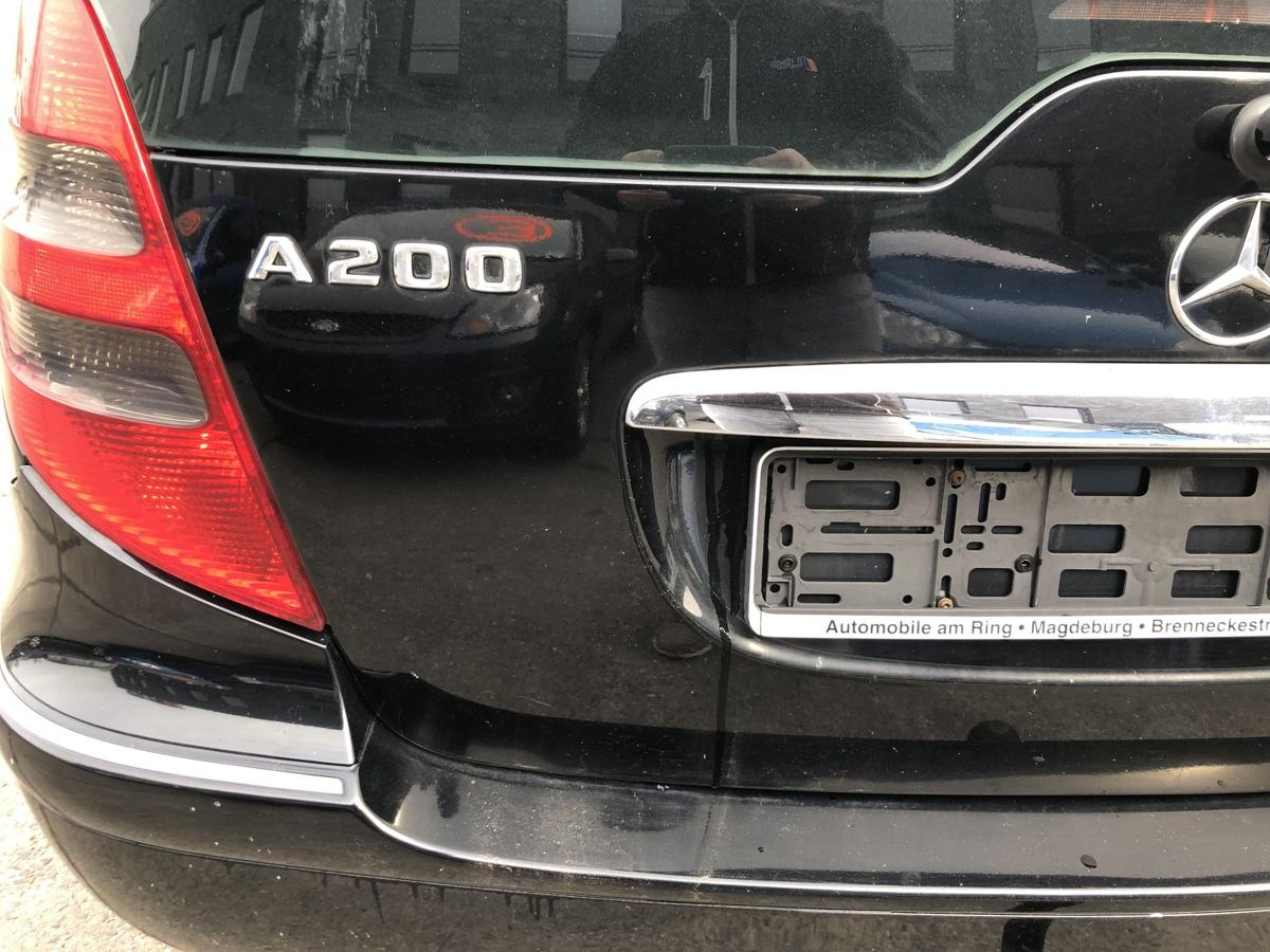 Mercedes A Klasse W169 Heckklappe Heckscheibe 5trg Kofferklappe 696 schwarz