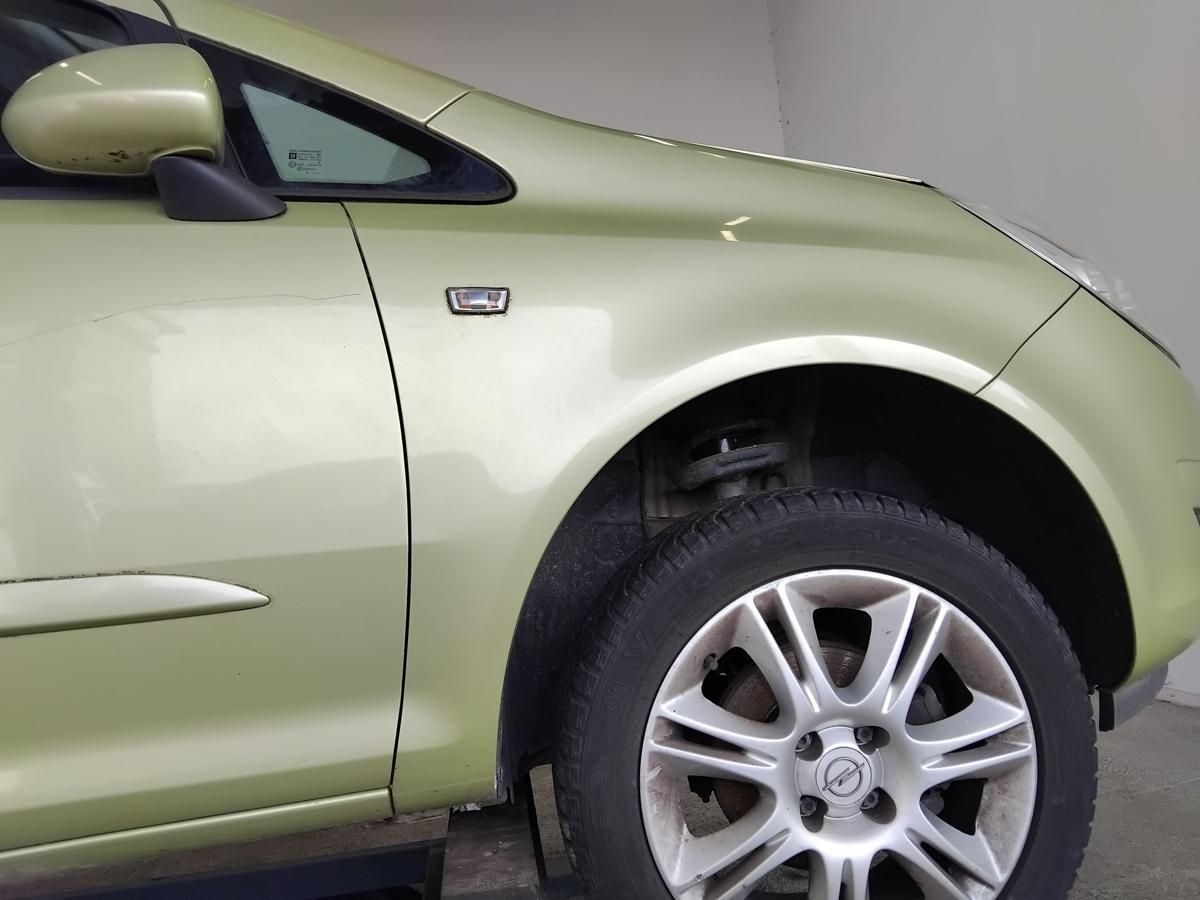 Opel Corsa D original Kotfl&uuml;gel vorn rechts Z30E Green Tea Metallic BJ2006