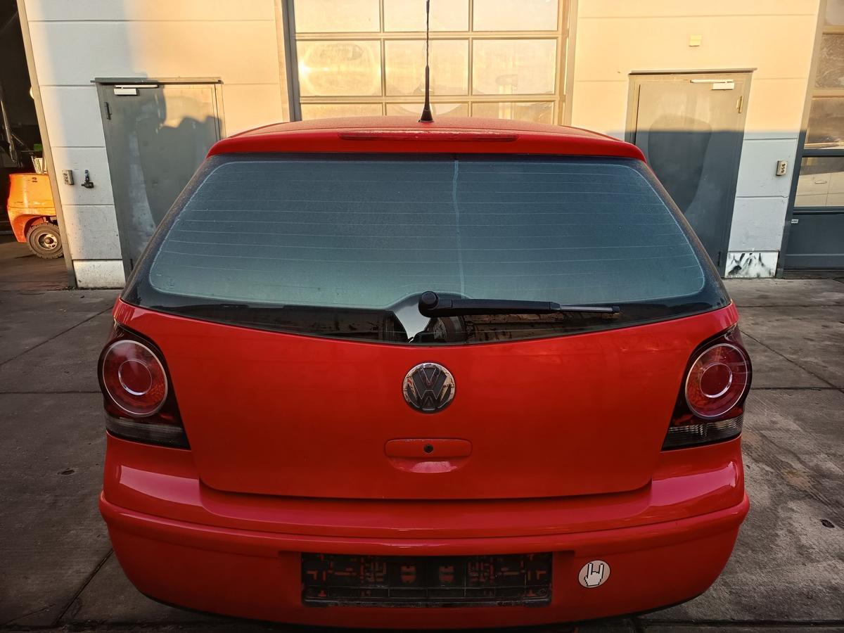 VW Polo 9N3 original Heckklappe mit Scheibe Deckel hinten P3G Flashrot Bj 2006