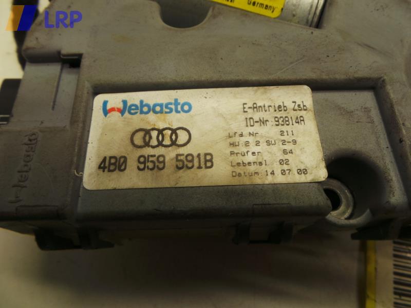 Audi A4 8E original Schiebedachmotor 4B0959591B 404424 VALEO WEBASTO BJ2000