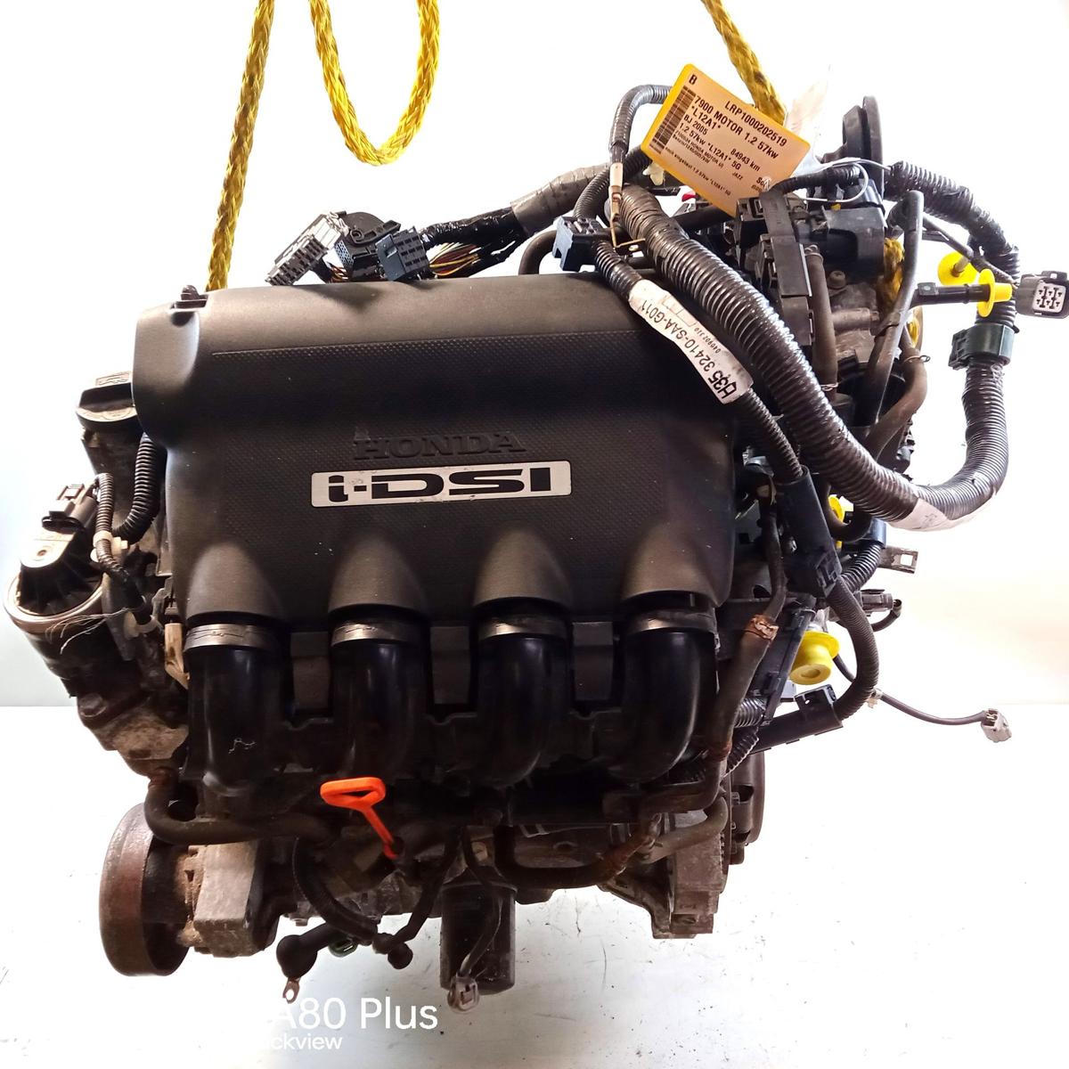 Motor Engine L12A1 1.2 57kw Laufleistung 84943km Honda Jazz GD BJ2005