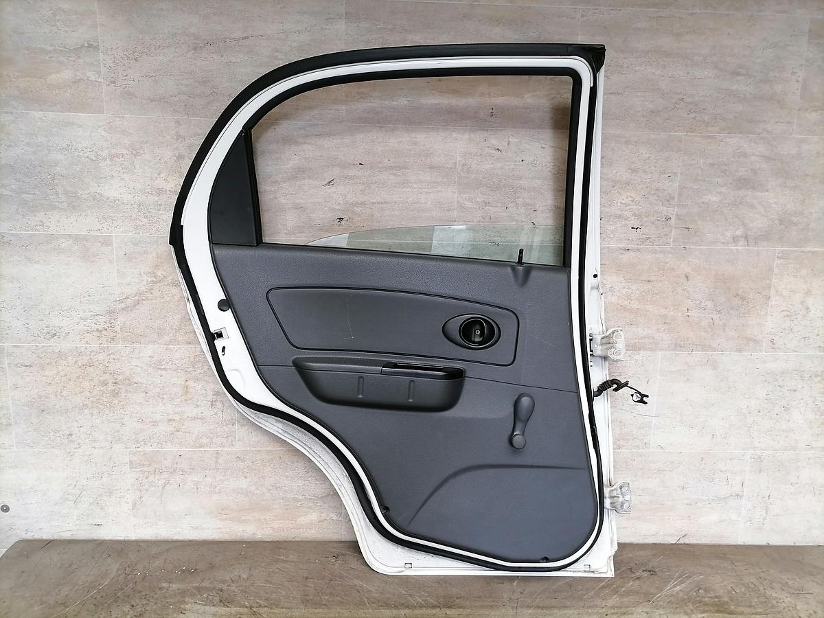 Chevrolet Matiz Rohtür hinten links Weiß BJ05-10