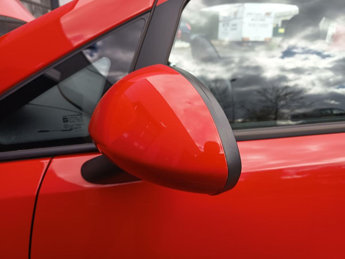 Opel Corsa D original Au&szlig;enspiegel links elektrisch Z547 Magmarot Bj 2009