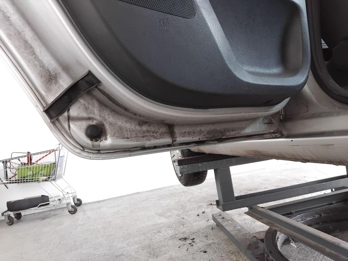 Skoda Fabia 2 5J T&uuml;r hinten links LA7W reflexsilber 5-t&uuml;rig Flie&szlig;heck BJ2008