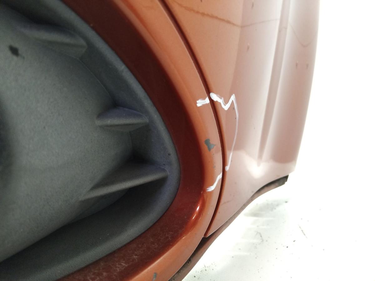 VW Golf Plus 5M original Sto&szlig;stange Sto&szlig;f&auml;nger vorn SRA BJ2006 LA3X Sunsetred