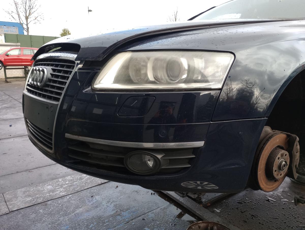 Audi A6 4F Avant orig Stoßstange Stossfänger vorn Y5K Brilliantblau SRA NSW Bj06