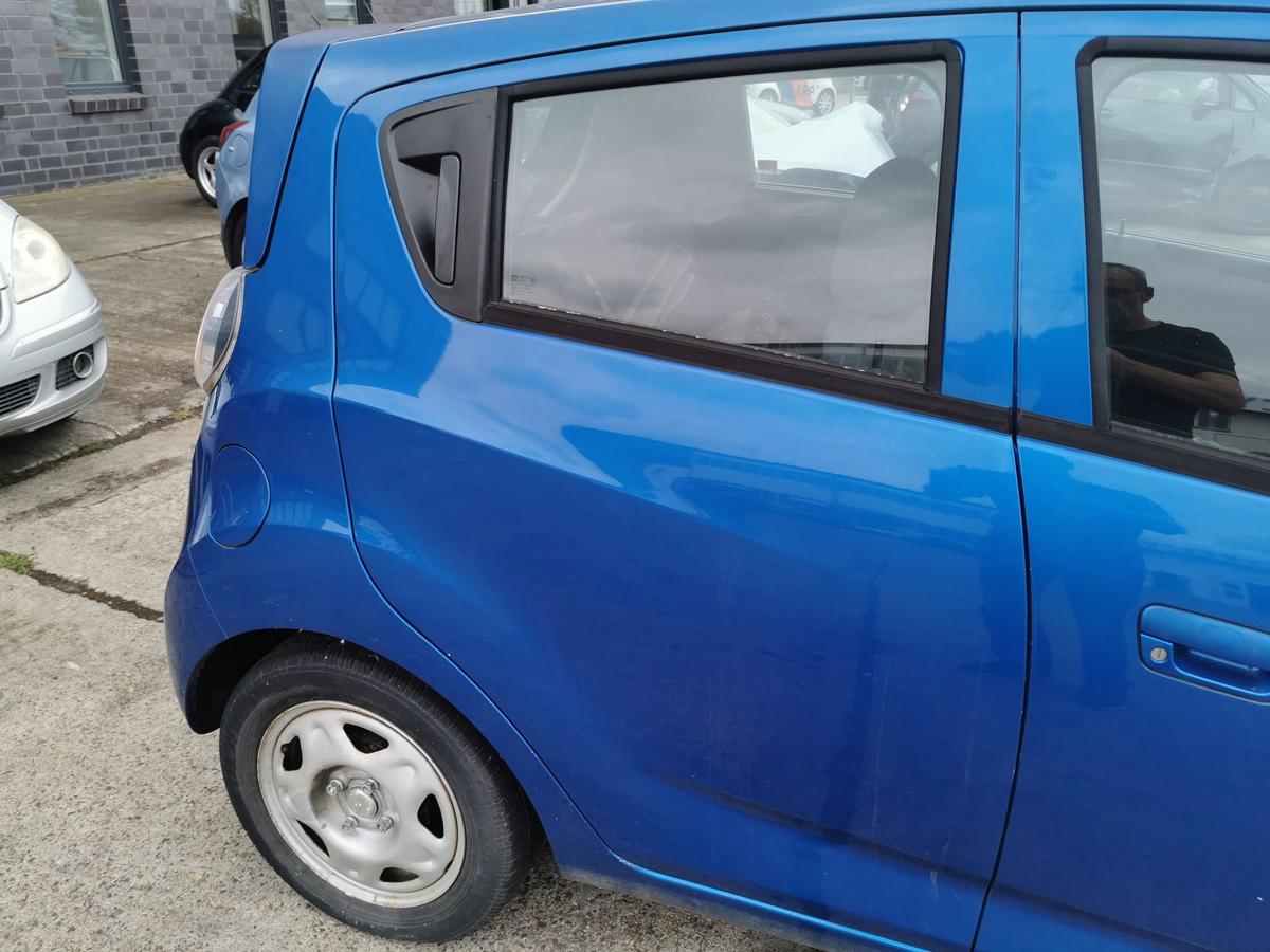 Chevrolet Spark M300 Tür Autotür Rohbau Fondtür hinten rechts GCT Moroccan Blue