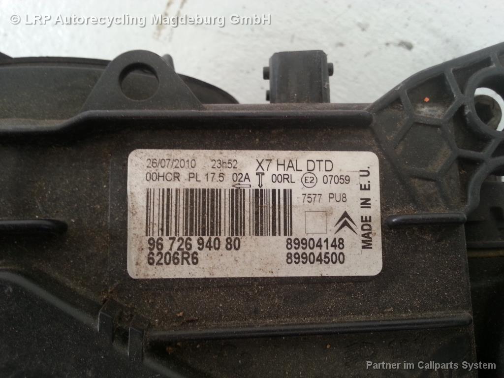 Scheinwerfer rechts Halogen Lampe Valeo Citroen C5 RD Break Originalteil