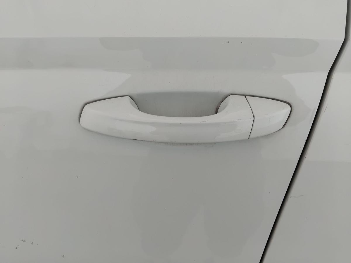 Skoda Fabia 3 III Tür vorn links Fahrertür weiss LF9F Laser White 5-Türer BJ2014