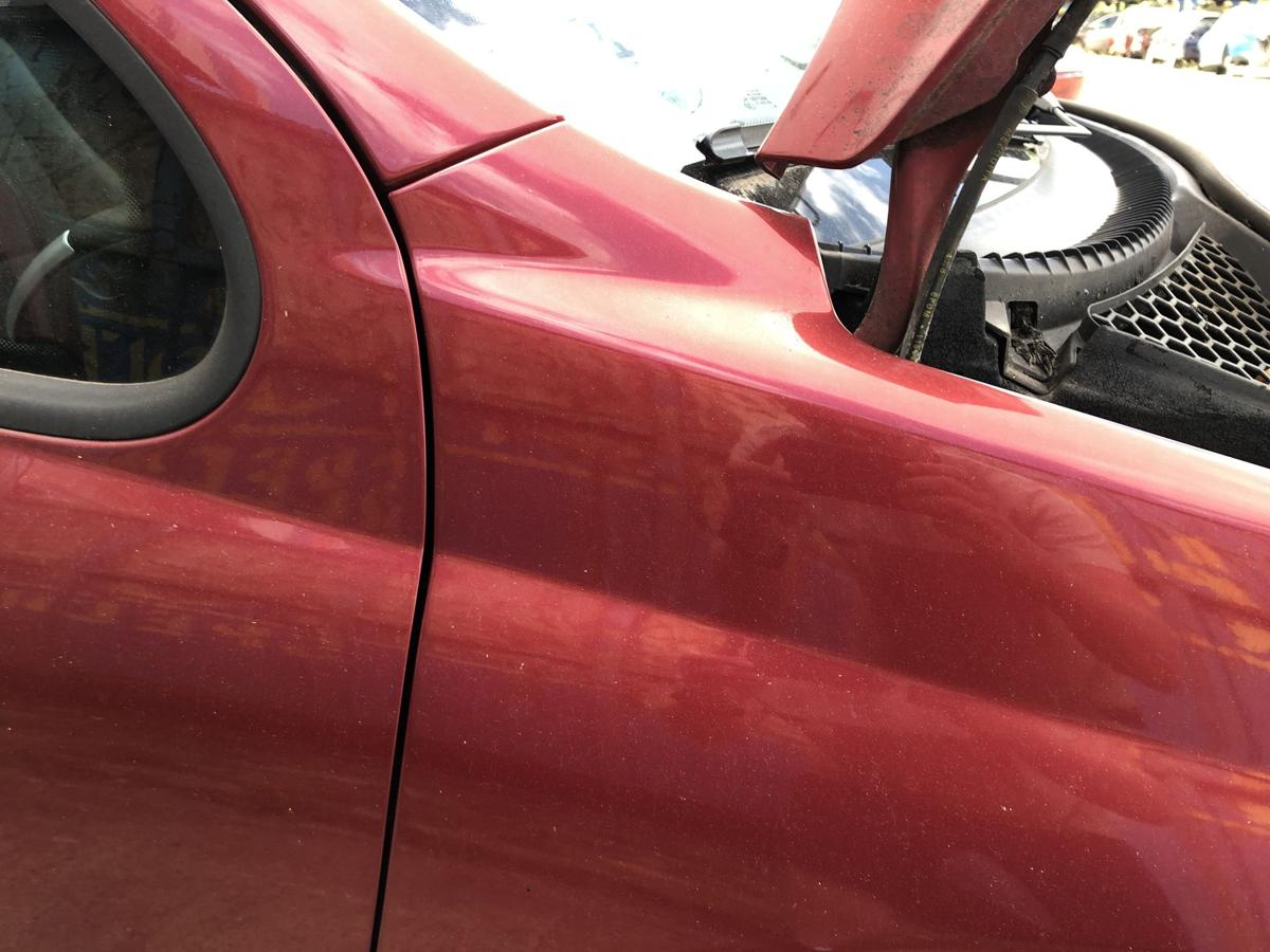 Peugeot 207 WA WC Kotfl&uuml;gel rechts Beifahrerseite Seitenwand KJC Rouge Erythree