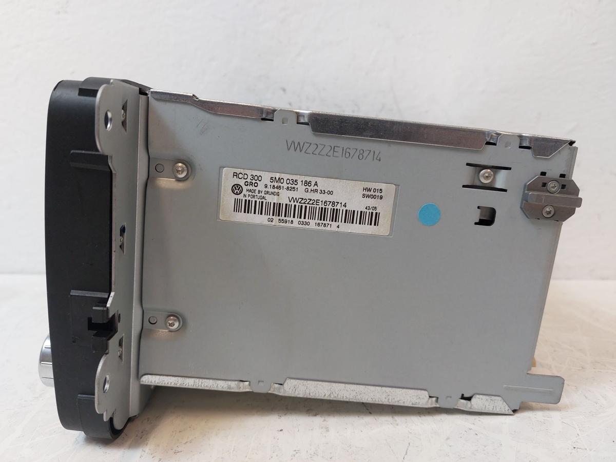 VW Golf Plus 5M Radio RCD300 Autoradio 5M0035186A mit Radiocode CS Player