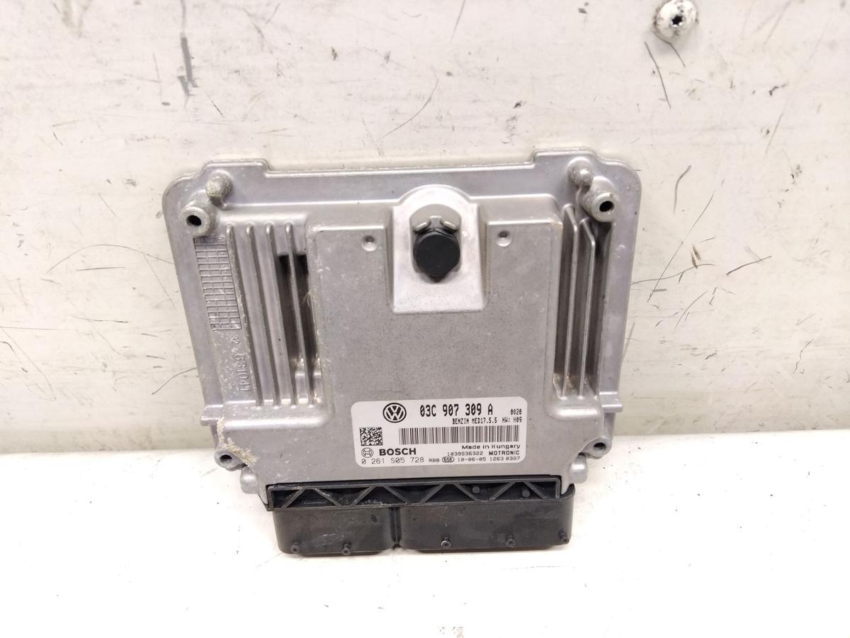 VW Passat 3C B6 Motorsteuerger&auml;t 1.4TSI 90kw CAXA Bj.2010 03C907309A