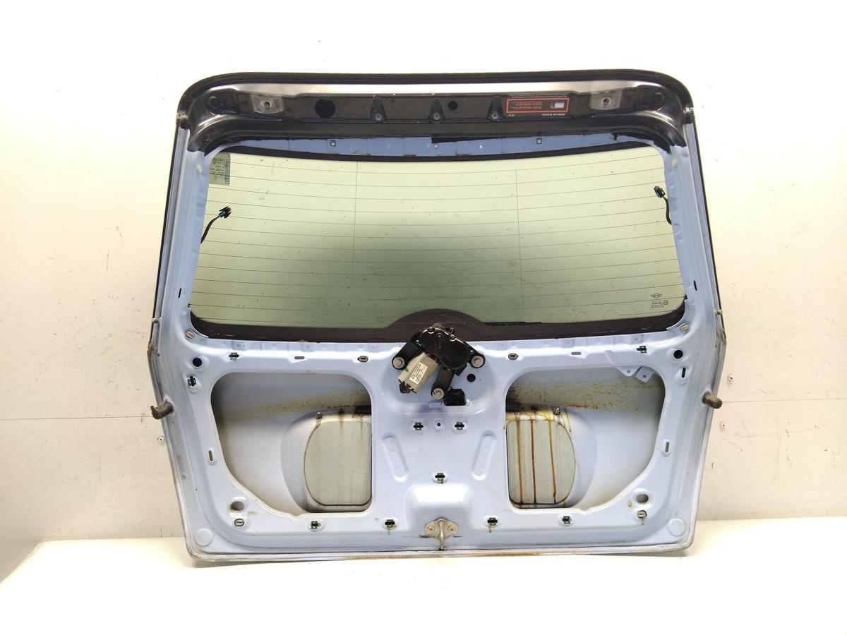 Mini One R50 Mini Cooper Heckklappe hellblau Candy Blue mit Heckscheibe Bj.2002