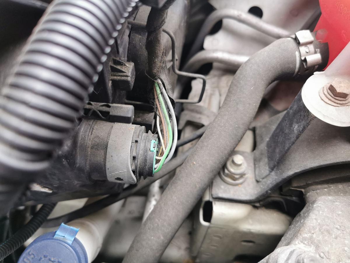 Fiat Panda 169 Scheinwerfer Hauptscheinwerfer Frontscheinwerfer vorn rechts trüb