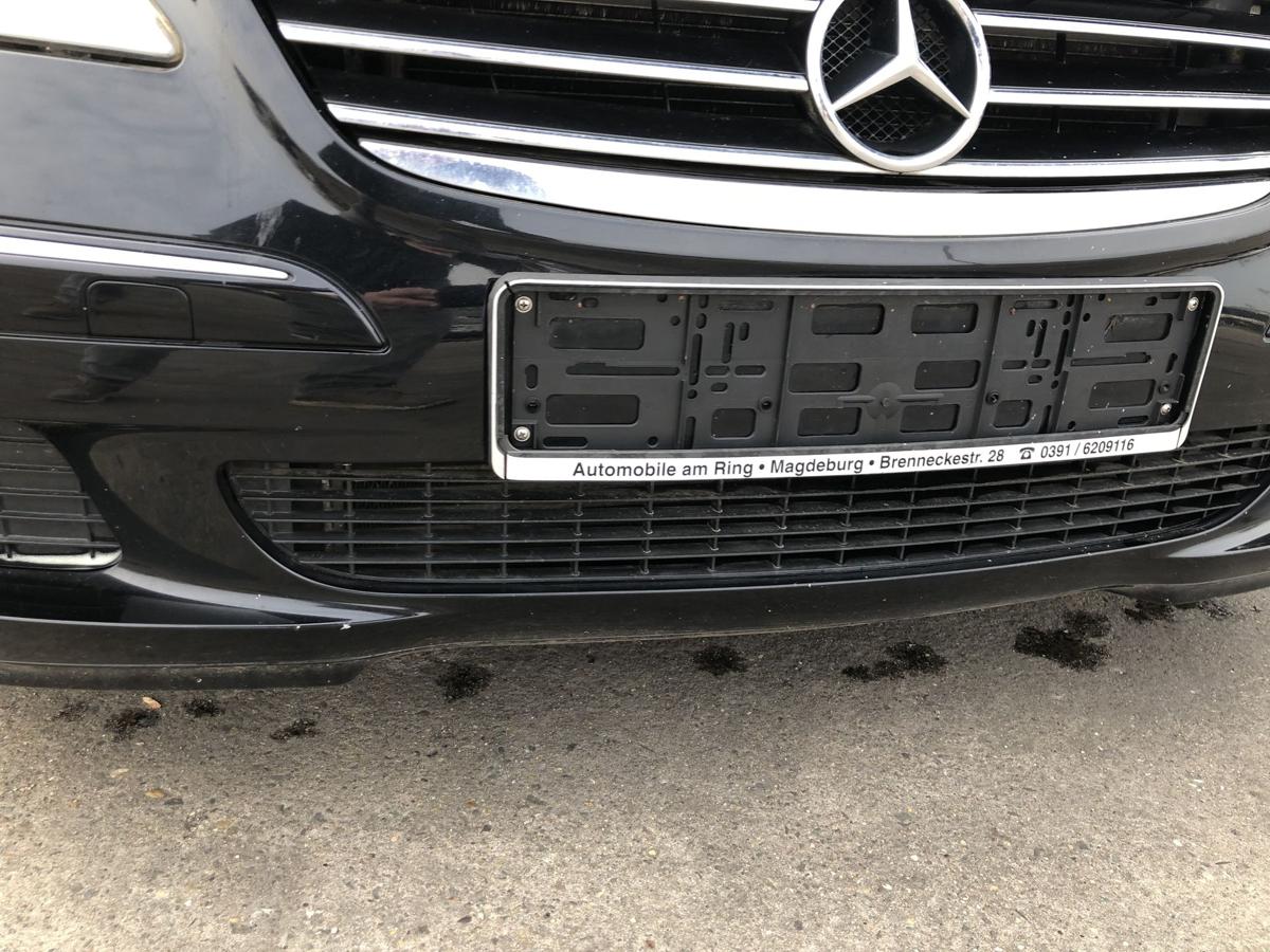 Mercedes A Klasse W169 Sto&szlig;f&auml;nger vorn Frontsch&uuml;rze Avantgarde 696 Nachtschwarz