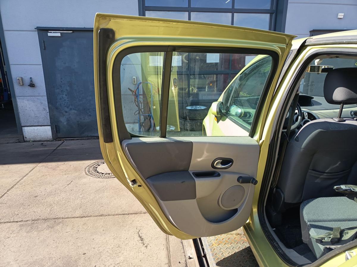 Renault Modus original T&uuml;r hinten links TED99 Gr&uuml;n Baujahr 2005