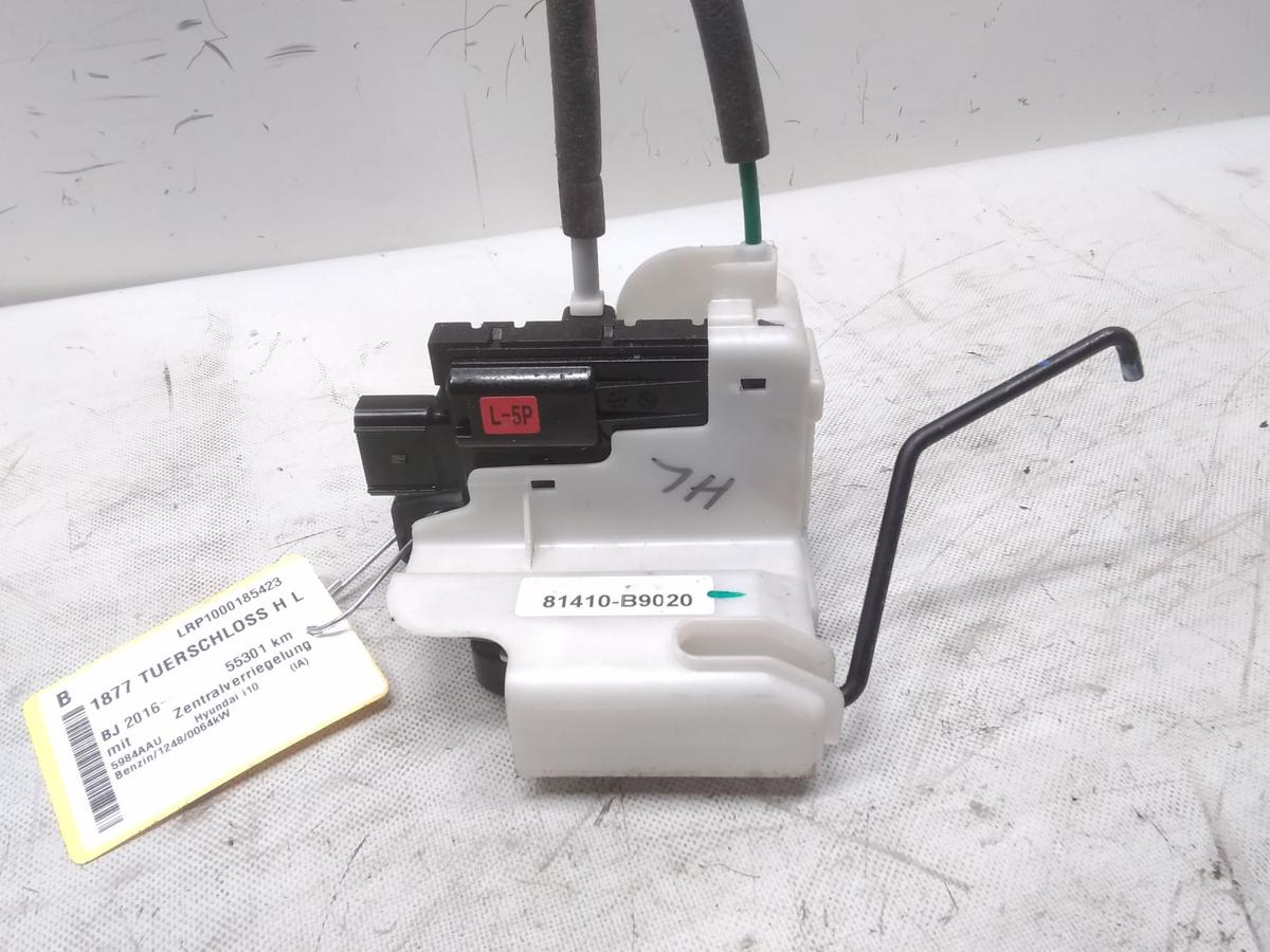 Hyundai i10 II Typ IA original T&uuml;rschlo&szlig; hinten links mit ZV Bj.2016