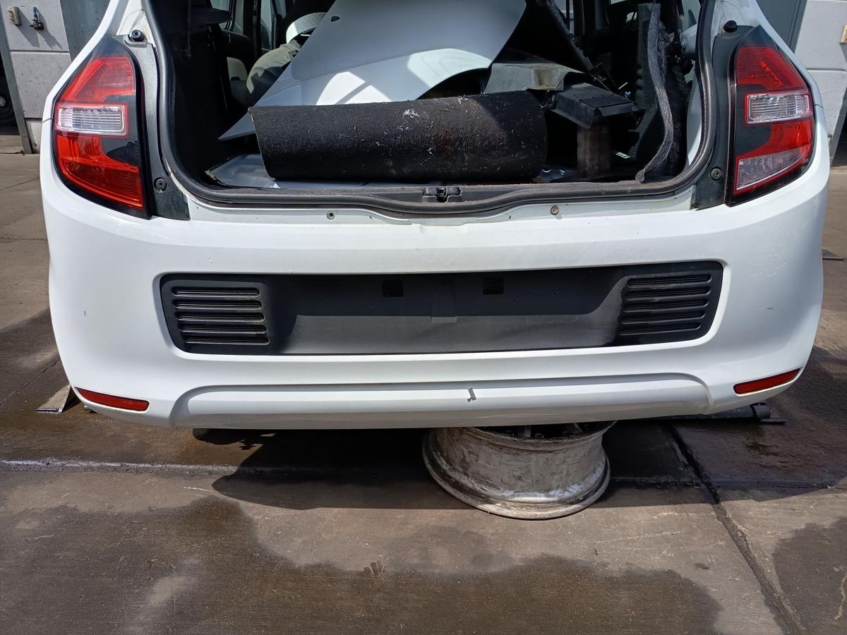 Renault Twingo III original Sto&szlig;stange hinten OVQNJ Wei&szlig; Bj 2014