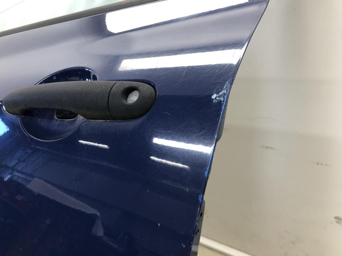 Renault Clio III original Tür links Fahrer 3türer 460 Königsblau Bj 2006