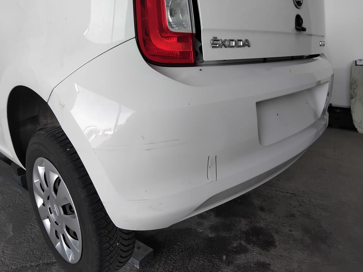 Skoda Citigo original Sto&szlig;stange Stossf&auml;nger hinten LB9A Candywei&szlig; BJ2017