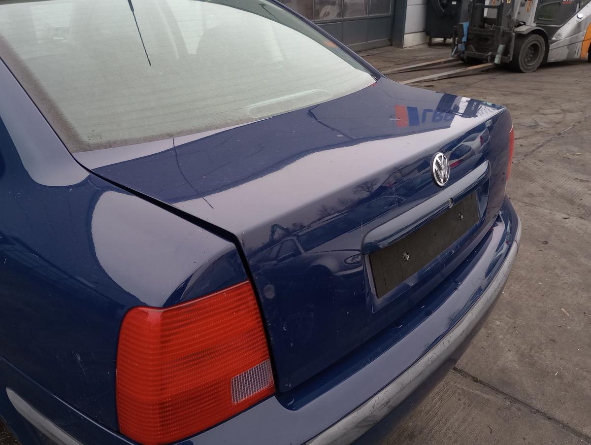 VW Passat B5 Limo original Heckklappe Deckel hinten A5E Maritimblau Bj 1999