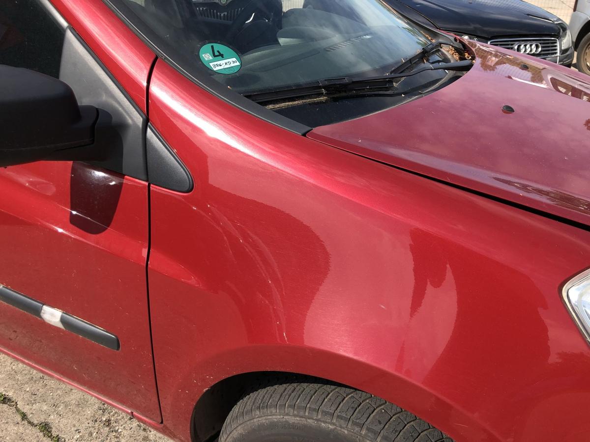 Renault Clio 3 III alle Modelle Kotfl&uuml;gel rechts Fahrer NNJ rot 15 Zoll 05-13