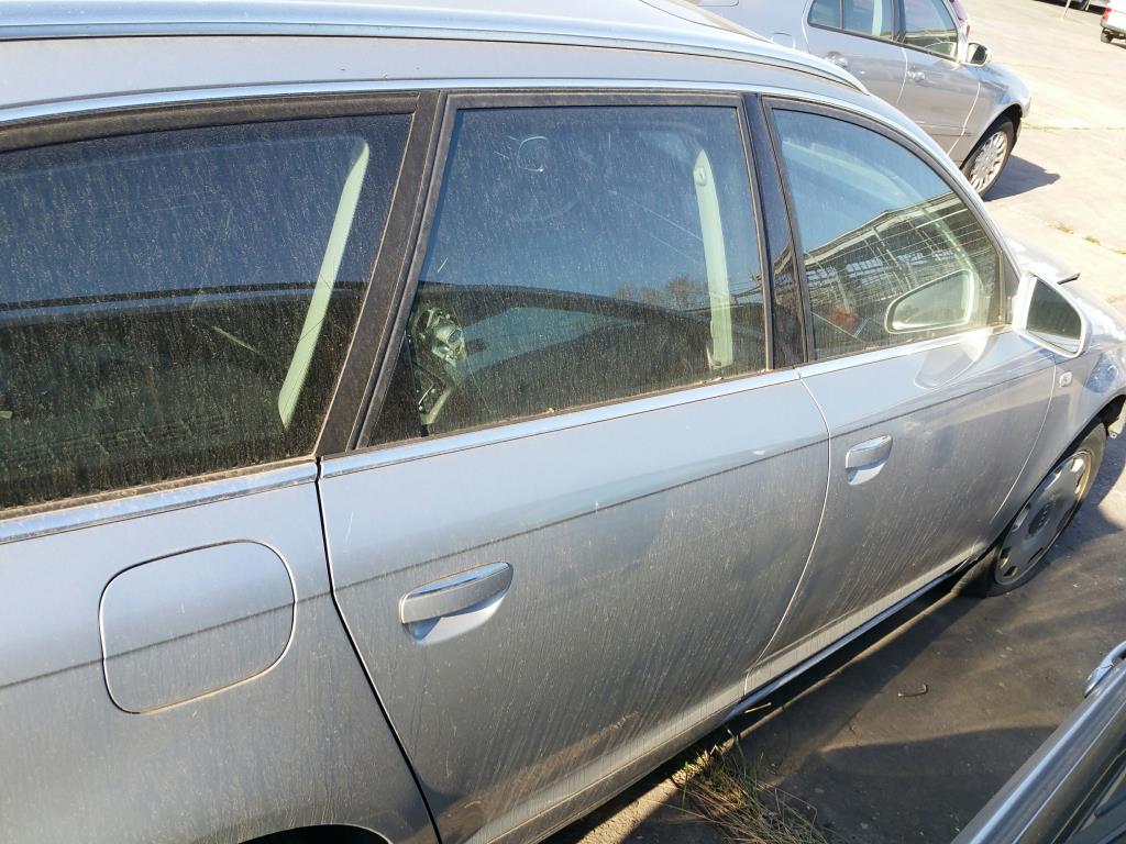 Audi A6 4F C6 Bj.05 Tür hinten rechts Avant inkl. Scheibenrahmen silber LY7W