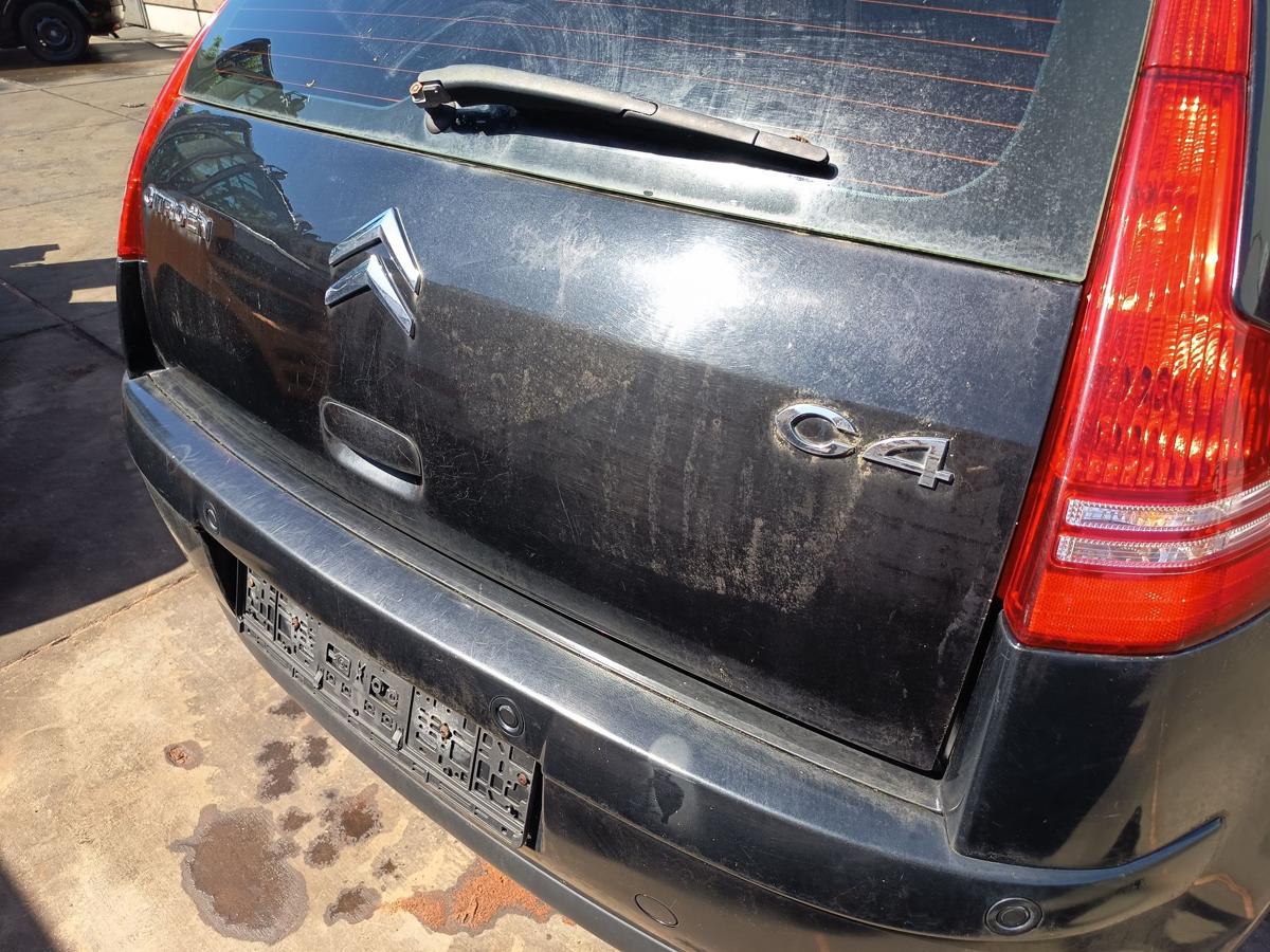 Citroen C4 5t&uuml;rig original Heckklappe mit Scheibe KTV Perla Nera Bj 2009