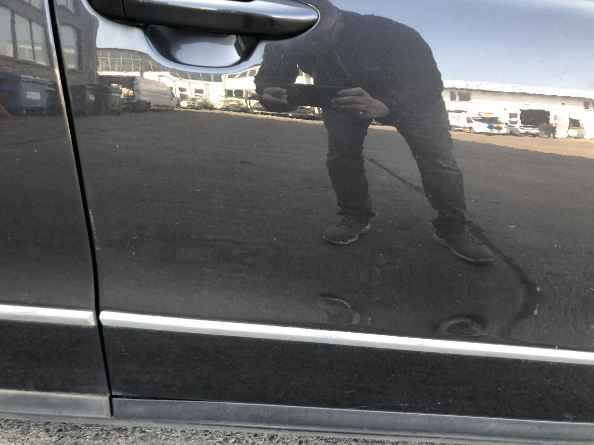 VW Passat 3C B6 Variant T&uuml;r vorn rechts Beifahrert&uuml;r im Rohbau LC8Z Moccabrown