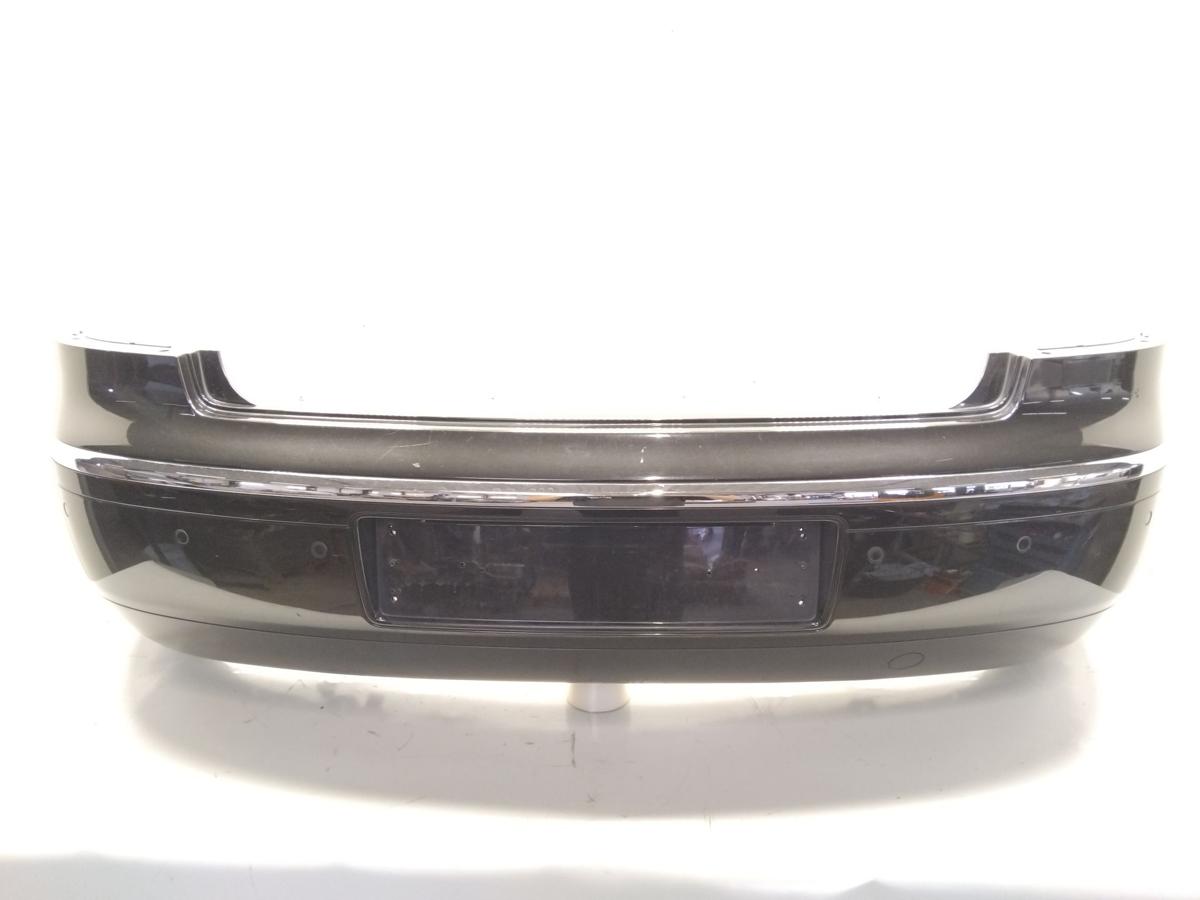 VW Phaeton GP1 orig Sto&szlig;f&auml;nger Sto&szlig;stange hinten mit PDC BJ2007 LR9V tarantellaschwarz