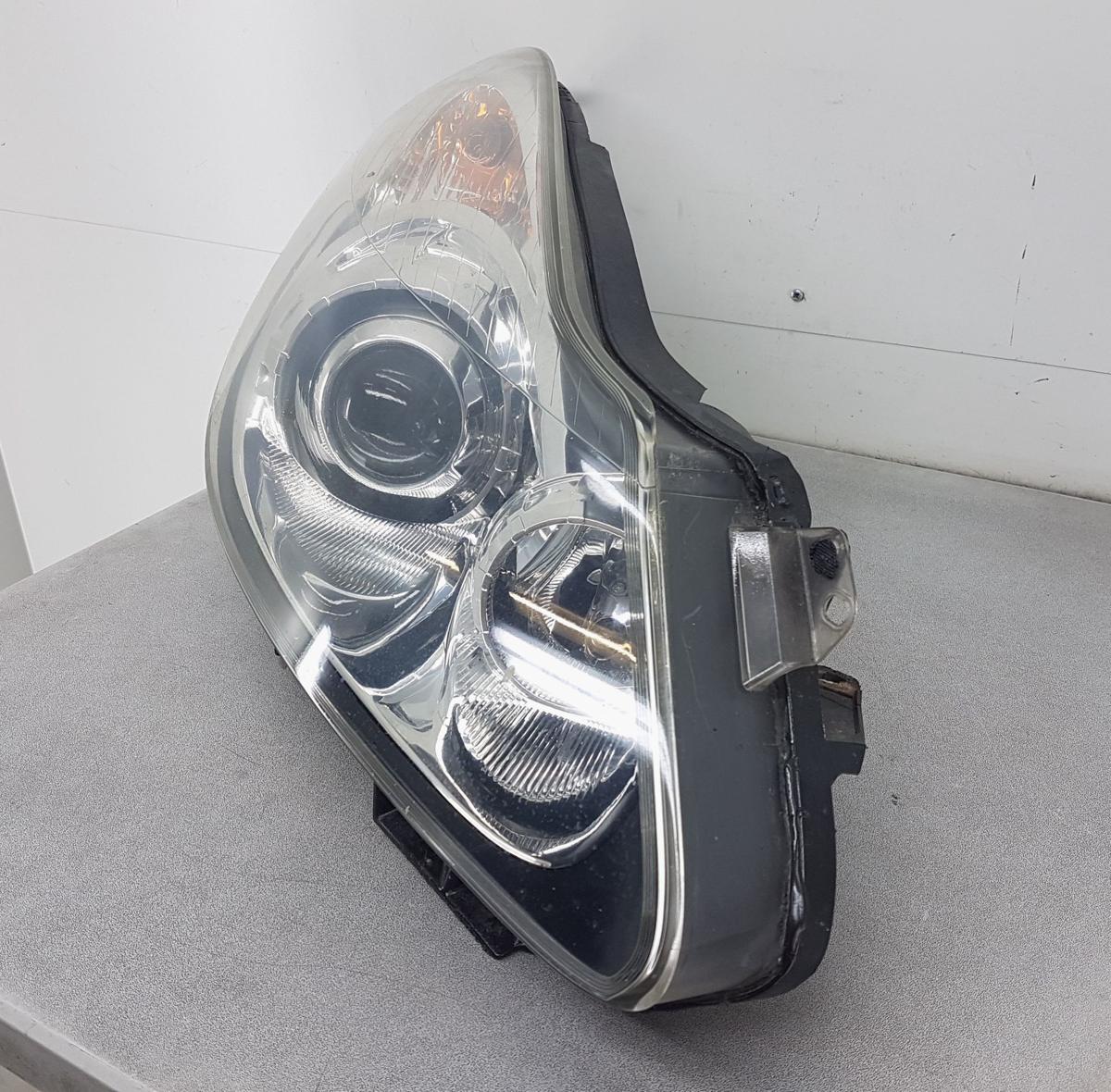Opel Corsa D Hauptscheinwerfer Frontscheinwerfer rechts 13186386 Kurvenlicht Bj08