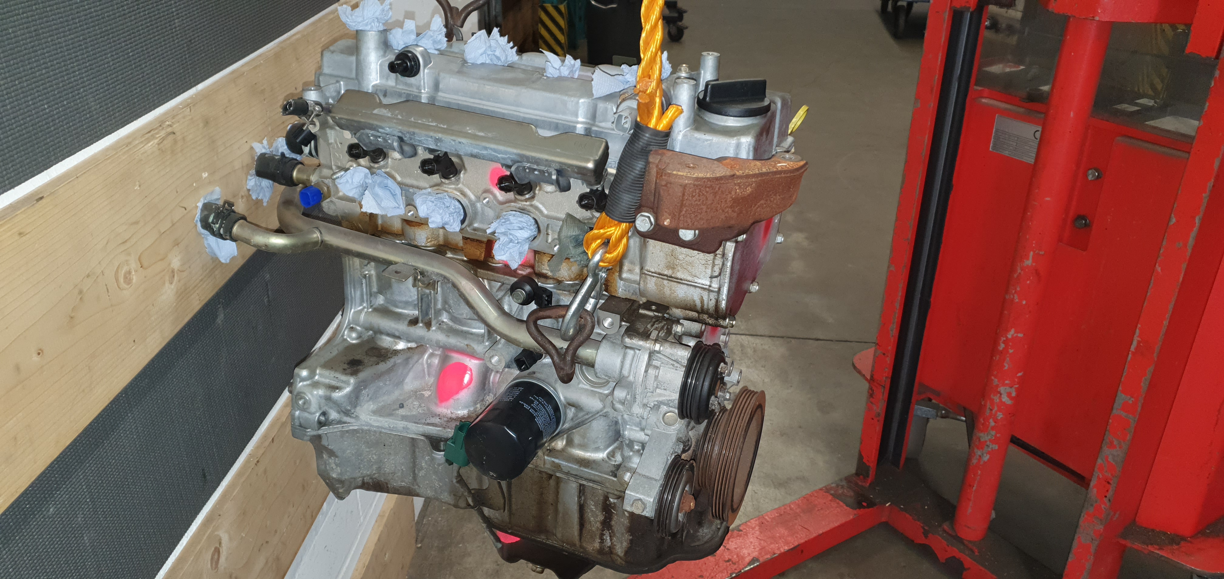 Nissan Note E11CR14DE Motor Engine 1,4 65KW BJ2007