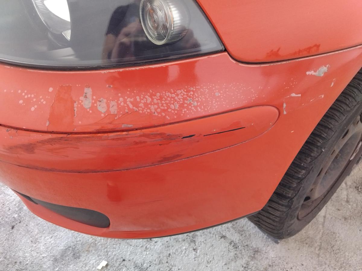 Seat Ibiza III 6L original Stoßstange Stossfänger vorn flashrot LP3G BJ2002