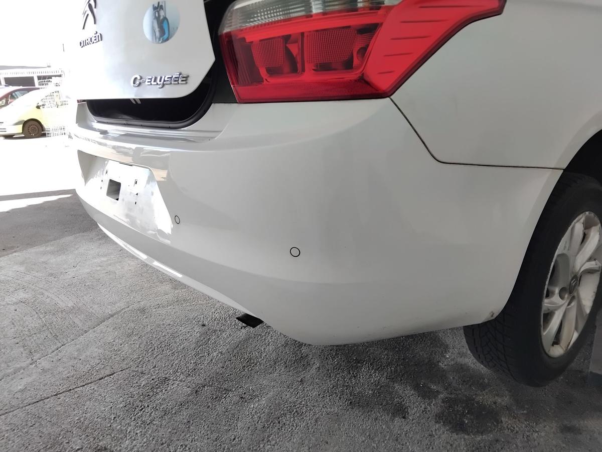 Citroen C-Elysee original Stossf&auml;nger Sto&szlig;stange hinten PDC besch&auml;digt BJ2015