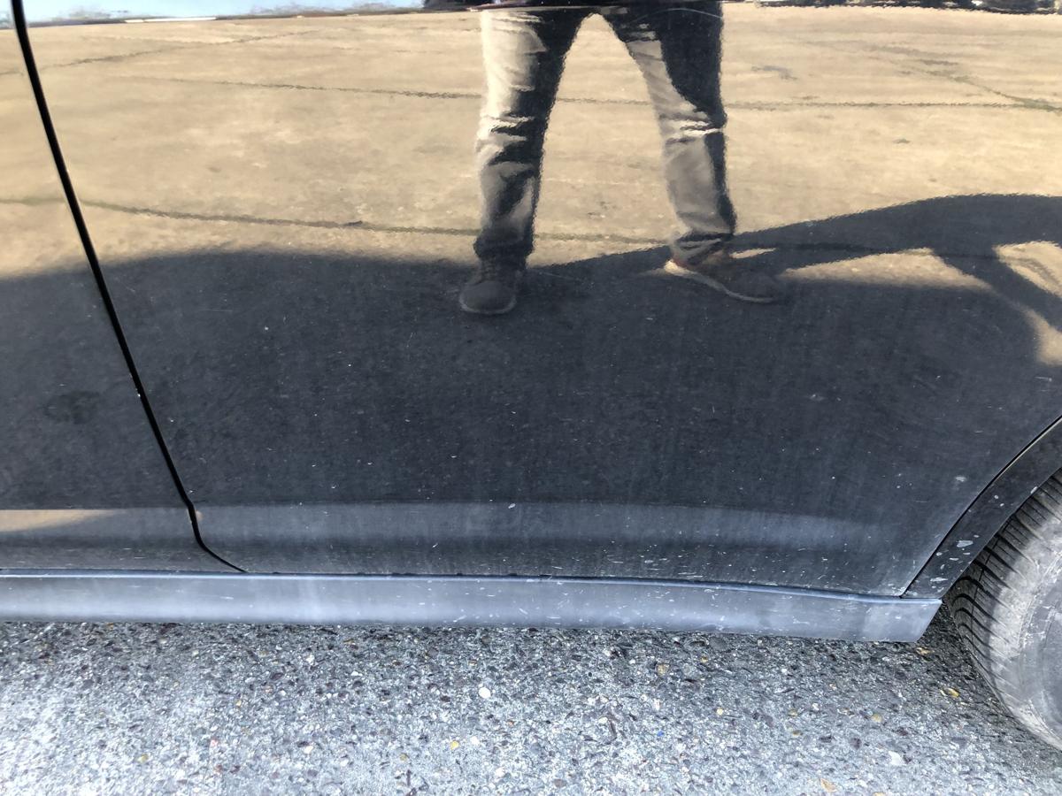 Nissan Tiida C11 T&uuml;r hinten links Fondt&uuml;r im Rohbau KH3 Superblack