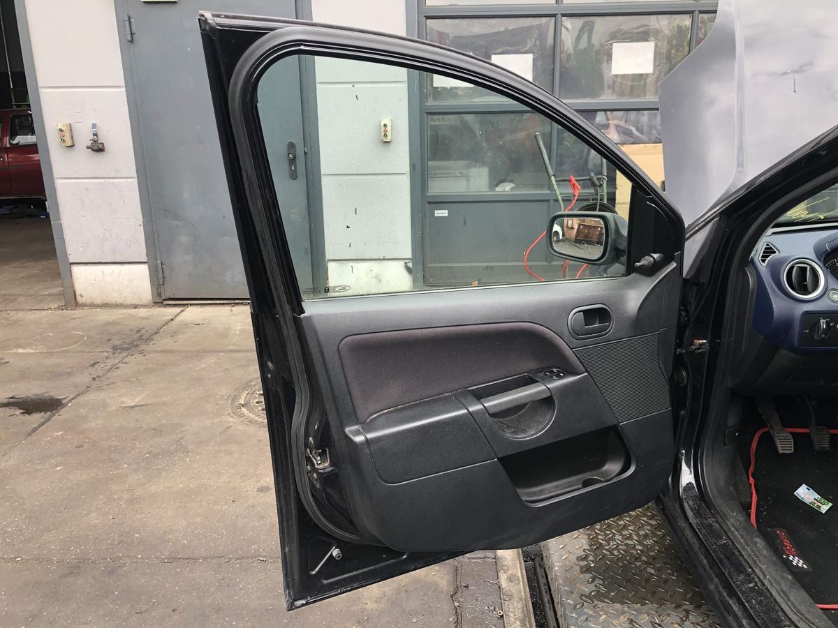 Ford Fiesta ´02 original Tür vorn links Fahrer Pantherschwarz Bj 2007