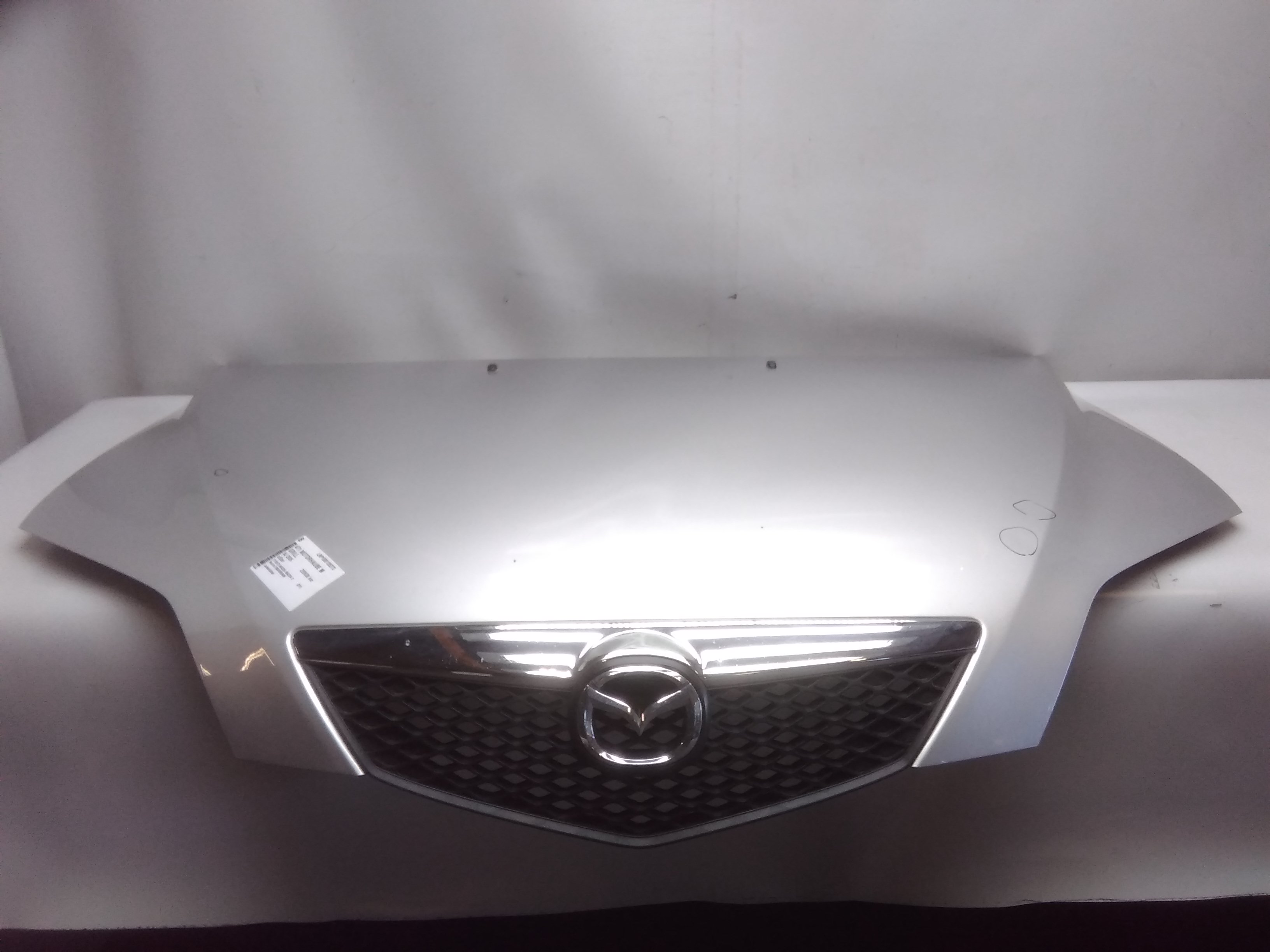 Mazda 2 DY Bj2006 original Motorhaube silber mit Grill